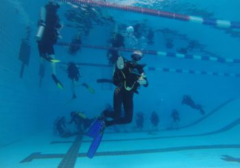 Подводное видео занятий 30 апреля 2017 года.