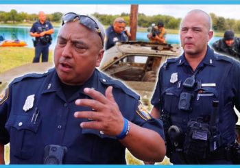 Дайвер помог полиции найти пропавшую под водой машину!