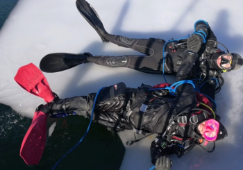 Подлёдный дайвинг в Финляндии 2022